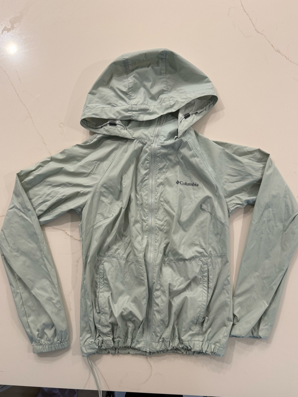 Columbia Hooded Lightweight Jacket - Sage Green